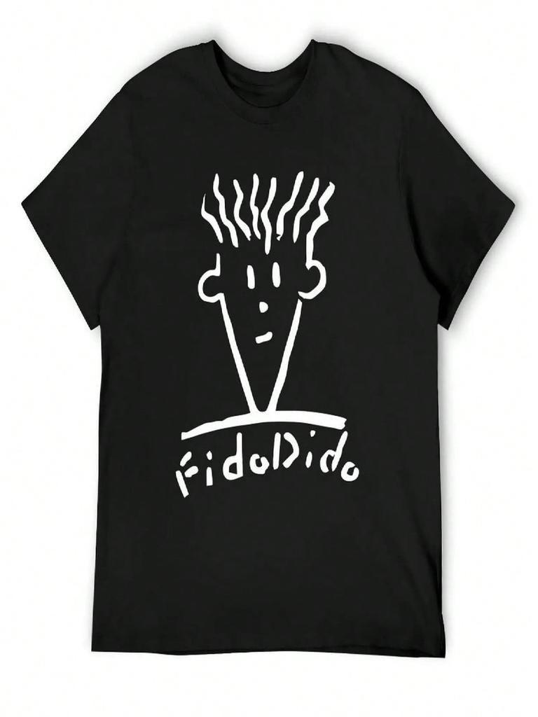 T-shirt Fido Dido Face T-shirt Essenziale Vintage Grafica T-shirt Blue Lock unisex Abbigliamento