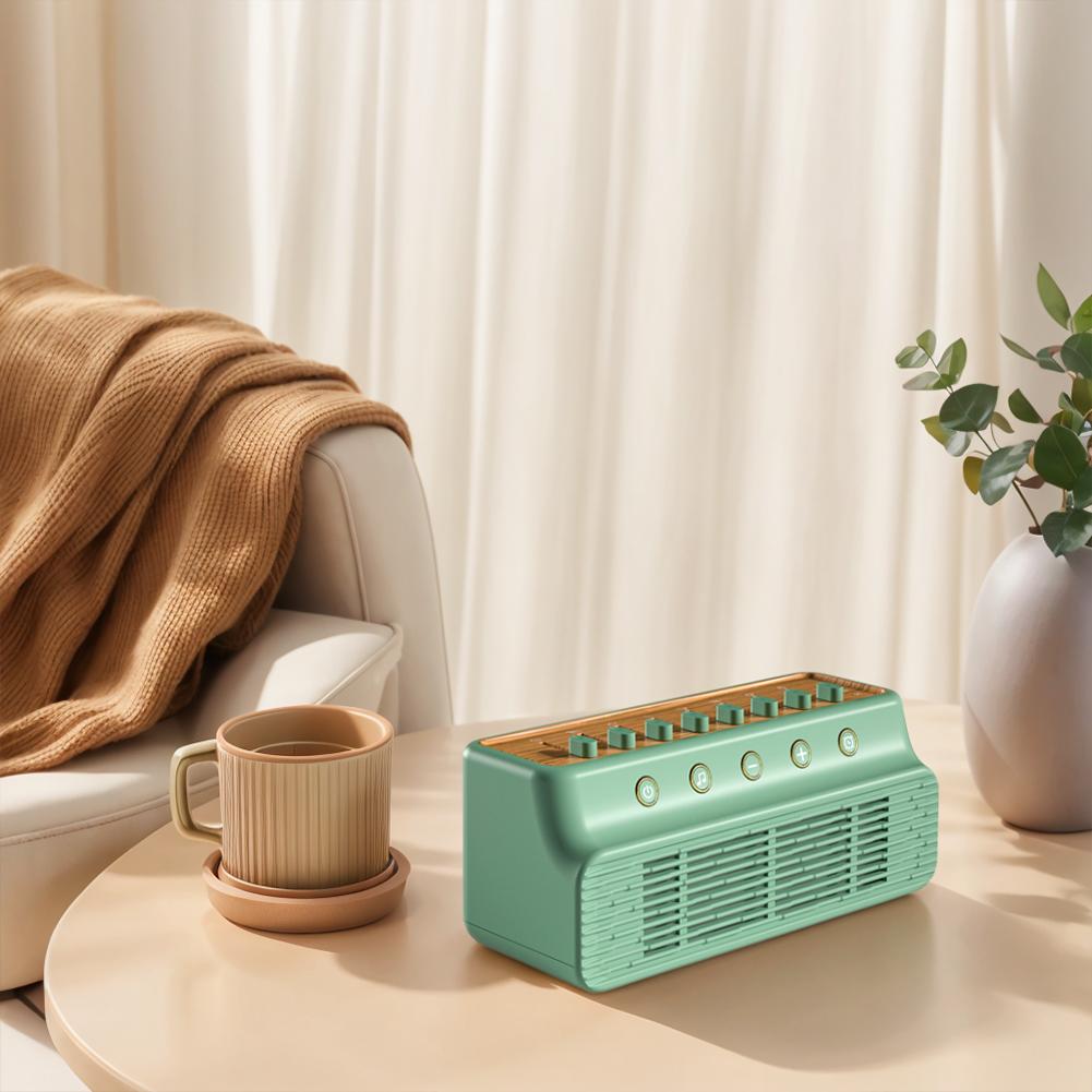 Gjør-det-selv Hvitstøyhøyttaler med 8 Naturlyder Bærbar BT-høyttaler Timer Hvitstøy Sovemaskiner for Hjem Kreativ Gave