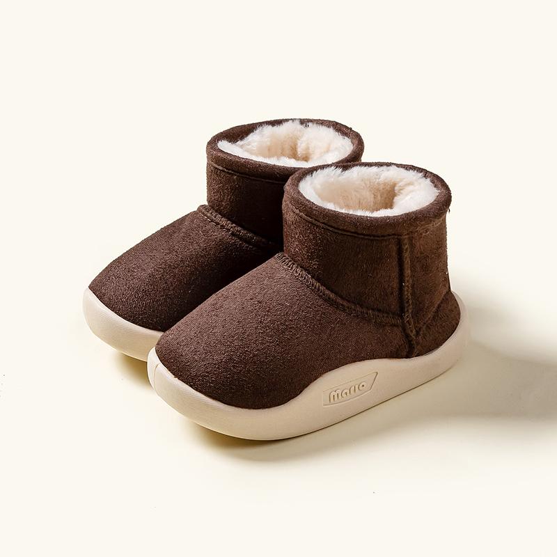 Cheerful Mario Girls Boys Warm Winter Boots Kids Outdoor Snow Boots(Toddler/Little Kid) 24 хаки