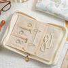 With Zipper Jewelry Storage Bag Flower Pattern Notebook Jewelry Handbag Jewelry Organizer  Travel