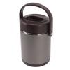 2L Dark Gray Insulated Food Container Multi Layer Stainless Steel Large Capacity Insulation Vacuum Food Jar