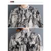 2025 Round Neck Long Sleeve Loose Skirt Women's Big Size Middle Aged Mom Dress