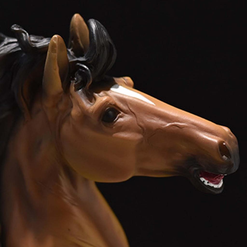 Horse Figurine 18.7''H Contemporary Sculpture for Home And Office Display