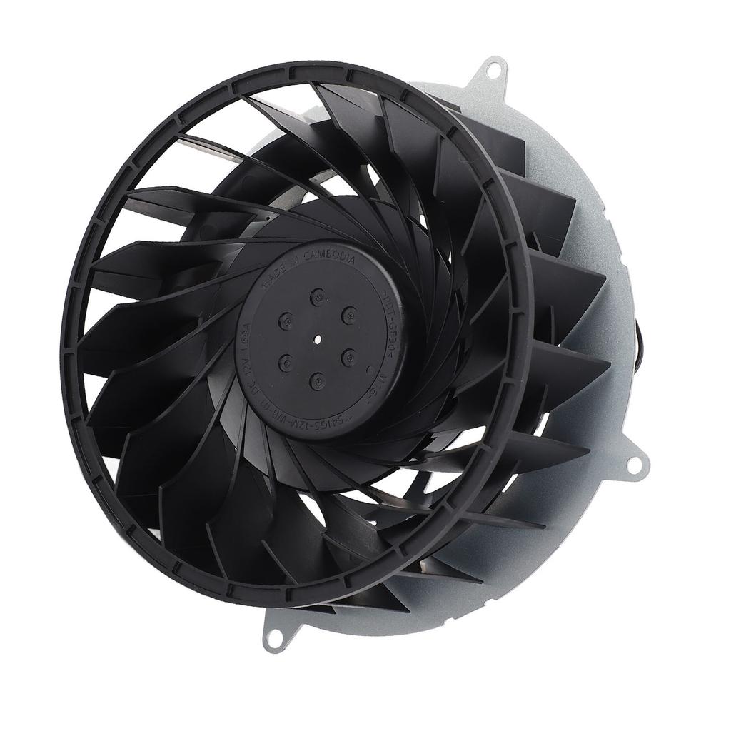 Internal Cooling Fan for PS5 Slim Console ABS Aluminium Alloy Efficient Heat Dissipation Quiet 19 Bl