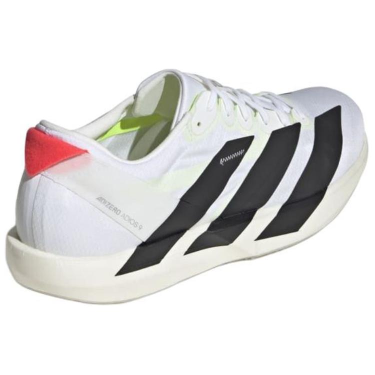 Adidas Adizero Adios 9 Bianco Nero Argento Metallizzato Scarpe da Ginnastica da Uomo Bianco Nuvola Nero Nucleo IF9419