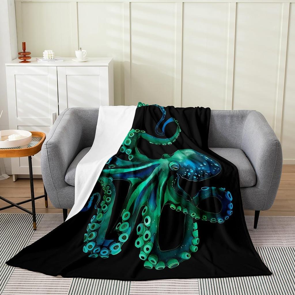 Dog Side My Side Throw Blanket Funny Pet Lover Design for Living Room Decor Gift for DogOwner Gift for Her 70x100