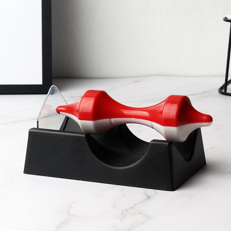 

Two-Tone Magnetic Levitation Gyroscope - Educational & Creative Toy Ornament 12.5*8*6cm