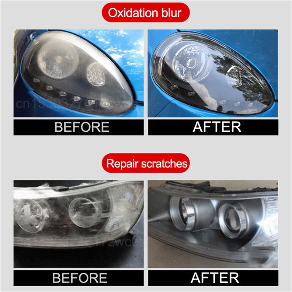 Car Paint Care Refurbish Agent Car Headlight Restoration Polishing Kits Headlamp Repair Kits Car Light Polisher Cleaning Paste