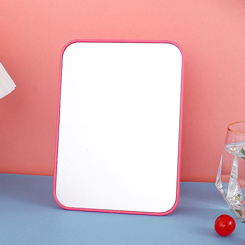 Foldable HD Wall-Mounted Makeup Mirror, Portable, Large Size, Princess Style, Hand-Held Option