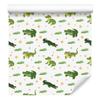 Crocodile Wallpaper White, Lime and Green for Living Room and Bedroom 50x1000