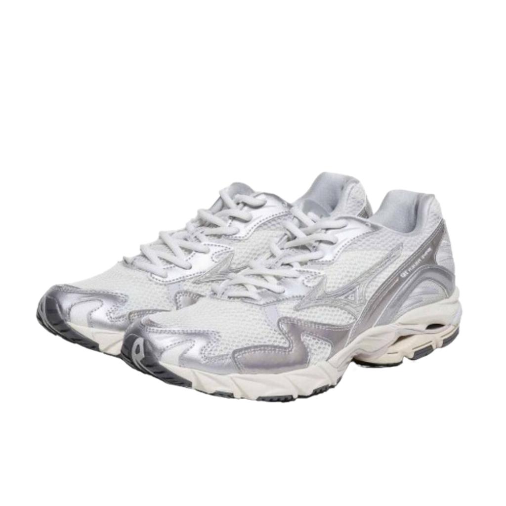 Mizuno Wave Rider 10 Metallic Snow White