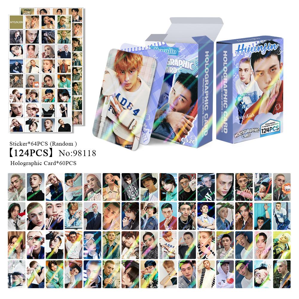 124Pcs  Card Stray Kids Card Boy Group Album "DO IT"Pocards Lomo Hyunjin Felix LeeKnow Han BangChan  Album Fans Gifts