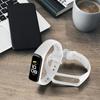 Soft Sport Bracelet Silicone Replacement Metal Buckle Band Strap