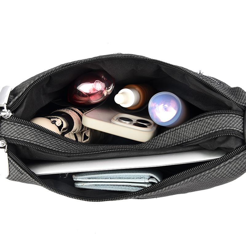 Women's Shoulder Bag Crossbody Bag Large Capacity Multi-Layer Middle-Aged and Elderly Mother Bag