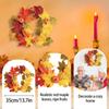 Festival Wreath Maple Leaf Pumpkins Halloween Wreath Door Hanging Wreath Thanksgiving Decorations