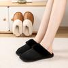 Cotton slippers women's men's thick bottom non-slip autumn and winter velvet outer wear home warmth student dormitory couple slippers men