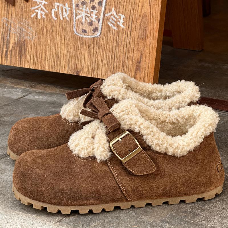 

Women s fashion lightweight winter warm fur one snow boots padded lining non-slip casual sports cotton boots fur shoes 40 темно-коричневого