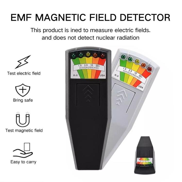 5-LED Elektromagnetischer Strahlungsdetektor EMF-Messgerät Tester