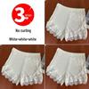 Women's Summer Lace Trim Anti-Exposure Ice Silk Safety Shorts