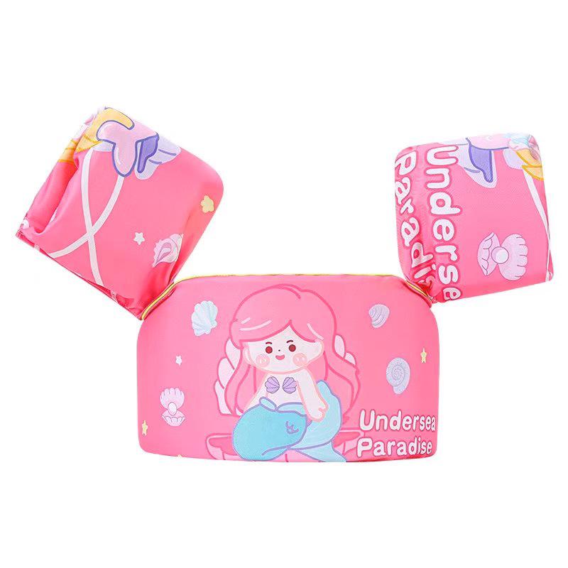 Cartoon Kids' Swimsuit & Water Play Gear: Armbands, Floats, Swim Rings, Life Jackets, Water Sleeves, Buoyancy Vests.