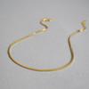 Damen Kurze Schlangenkette Halskette Minimalistisch Tägliches Tragen Trendiger Choker