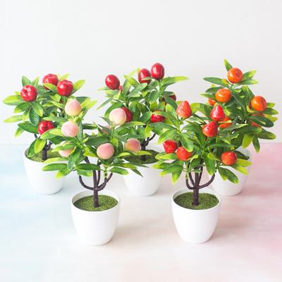 Artificial Fruit Tree Lifelike Multipurpose Plastic Adorable Simulation Potting for Wedding