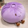 Fun Food Shaped Plushie Cute Dumpling Plush Throw Pillow Soft Stuffed Toy for Kids Adults Cartoon Elf Cushion Decorative Bun Bedroom Sofa