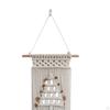 Bohemian Tapestry Hand Woven Farmhouse Chic Tassels Ornaments Macrame Wall Hanging