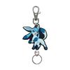 Pokemon Glaceon Rubber Reel Keychain New