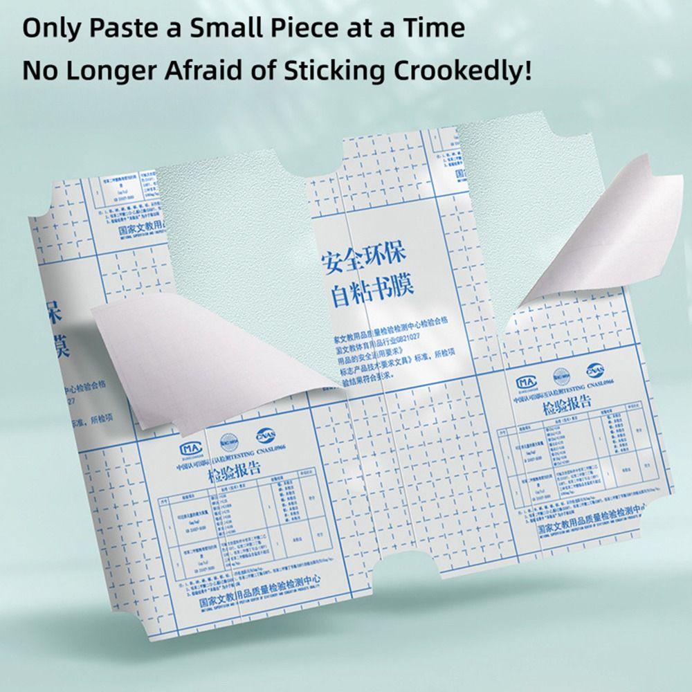 10PCS/Set S/M/L Self-Adhesive Book Skin Self-Adhesive Book Protective Cover Book Protection