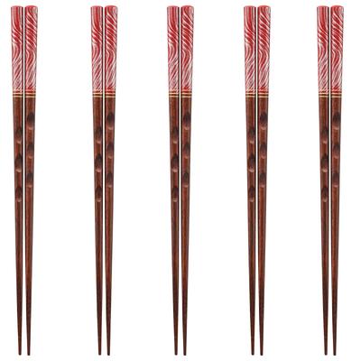 Happy Set of Made In PID5965 J-kitchens Chopsticks, 5, Material Wood, Chopsticks, Japan,