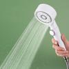 Candy Color Five-speed Booster Shower Head One-button Water Stop Filter Handheld Shower Set Home Bathroom