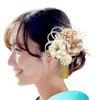 Hair Ornament for Knob Hair Latest Western Japanese Style Furisode, Coming-of-age Ceremony, 24w111, 2-piece Set, Work, Coming-of-age Ceremony,
