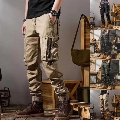 Men's Cargo Pants Men's Straight Leg Function Outdoor Casual Pants Men's Corded Pants Men's