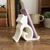 3D Printed Cute Kitten Phone Stand Cat Shaped Desktop Tablet Holder  Small Gifts