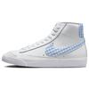 Blazer Mid 77 Blau Karomuster Damen FD9163-100