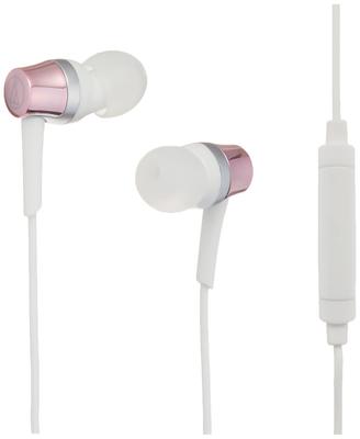 Audio-Technica ATH-CKR30iS PK Wired Earphones with Remote and Microphone for Smartphones, In-Ear Type, SoundReality, Pink