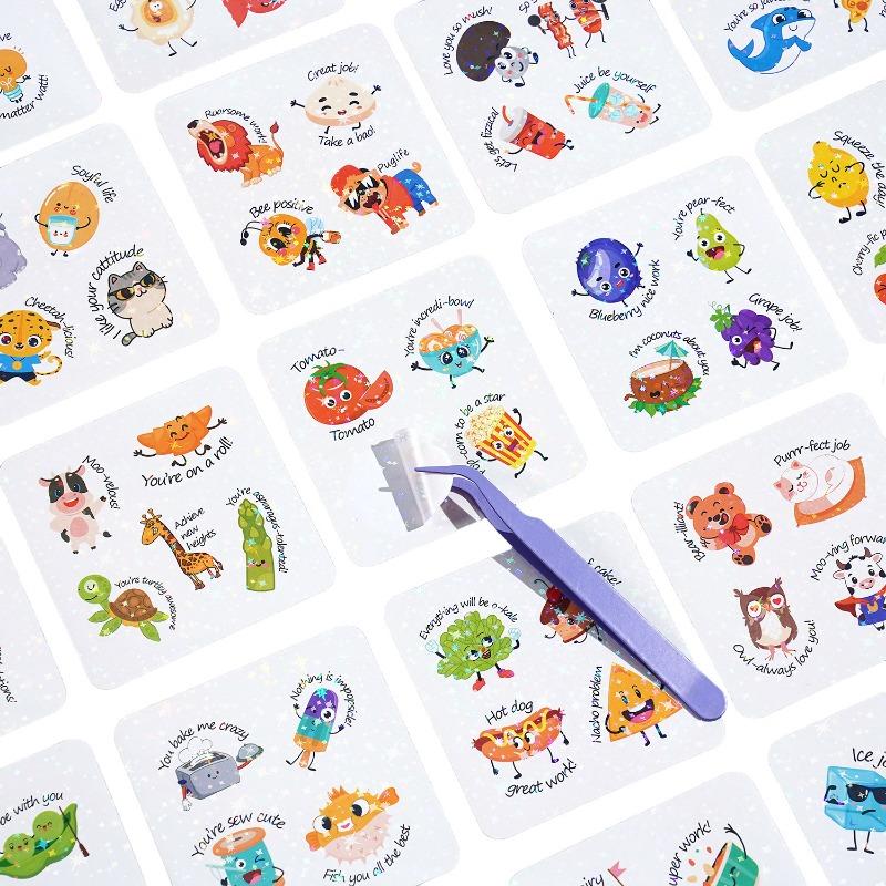 1PACK inspirational cards 105 lunch boxes, note cards, message puns, jokes, cute encouragement, children's cards