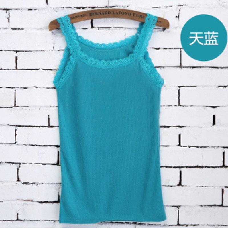 Versatile Japanese and Korean Lace Slim Fit Bottom Small Vest Suspender Women's Summer Women's Threaded Suspender Women's