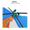 3-4 Person Double Layer Camping Tent With Dual Doors UV Protection Rainproof Outdoor Shelter Hiking Backyard Use