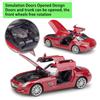 1/24 WELLY Mercedes Benz SLS AMG Sportwagen Legierung Modell Spielzeug Diecast Modell Simulation Auto Dekoration Junge Sammlung Geschenk
