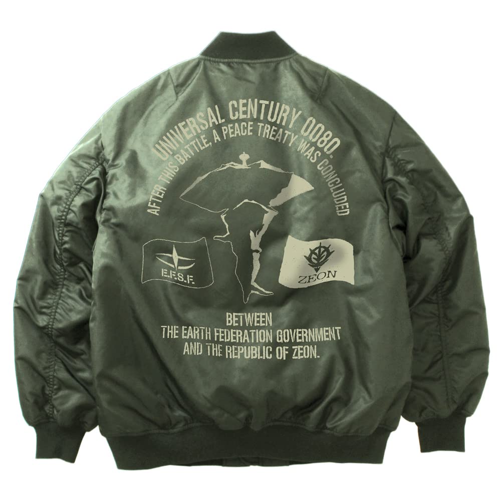 Cospa Mobile Suit Gundam A Baoa Ku Jacket MOSS M Size MA-1