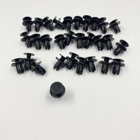 For Hyundai 1420608250B 865952T500 30pcs Black New Front Bumper Push Retainer