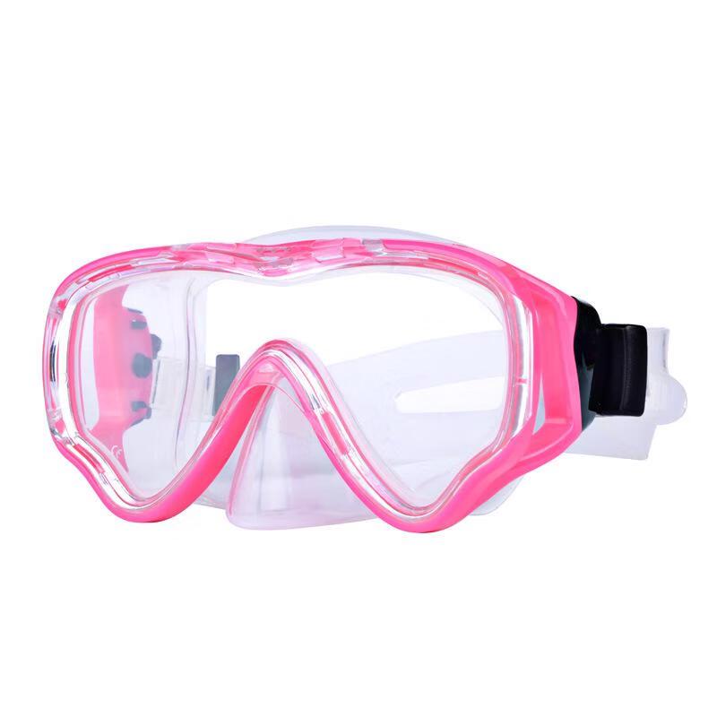 Kids' Large Frame Diving Mask with Integrated Nose Cover
