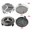 4pcs 75mm Car Wheel Center Cap Hub Badge Covers  Accessories for Mercedes Benz A B C E M R G S Class Exclusive AMG W108 W124