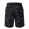 Men Casual Drawstring Waist Athletic Shorts Relaxed Fit Lightweight Breathable Fabric Gradient Print Elastic Waistband