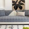 1pc French Plaid Sofa Cover Chenille Non Slip Sofa Slipcovers Couch Cover Pet Dog Kids Sofas Mat L Shape Lounge Towel Home Decor