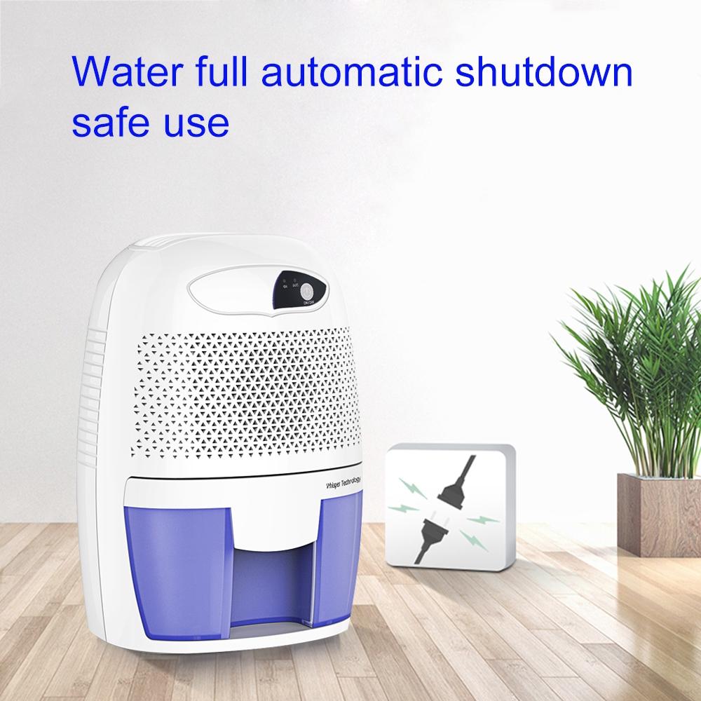 500ML Small Dehumidifier For Home Portable Moisture Absorbing Air Dryer with Auto-off and LED indicator Air Dehumidifier