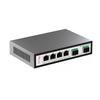 XikeStor Switching Hub 6 Ports RJ45 Port 2x10G Gigabit Network Switch with WEB Management Console High Speed Ethernet Splitter Ethernet Hub Metal