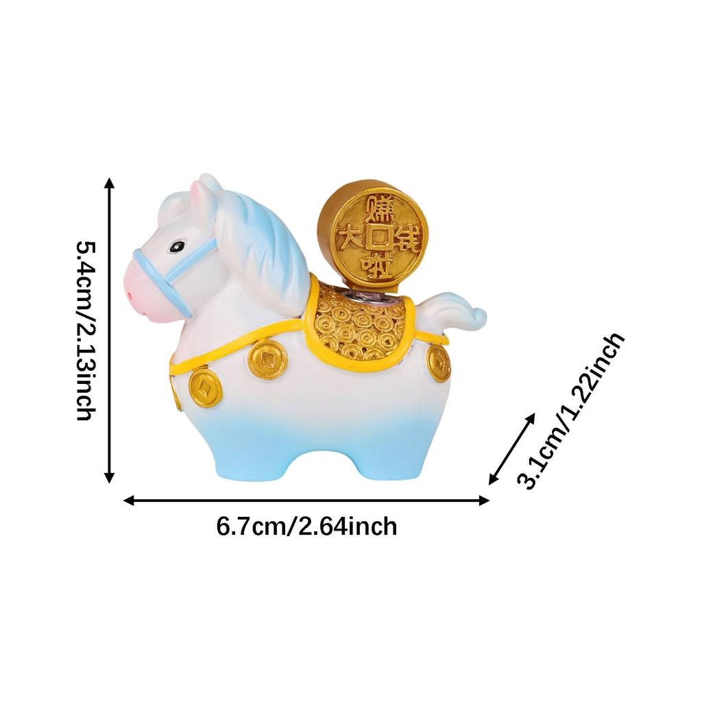 2026 Chinese Horse New Year Decorations Animal Statue, Figurine ,Sculpture Car Ornaments for Chinese New Year Desk